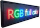 Rolling LED Sign One - Sided Waterproof 100x40cm RGB