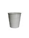 Viomes Office Waste Bin Ø29x31cm Plastic 14lt White Granite Greece