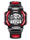 Amalfi Kids Digital Watch with Rubber/Plastic Strap Black