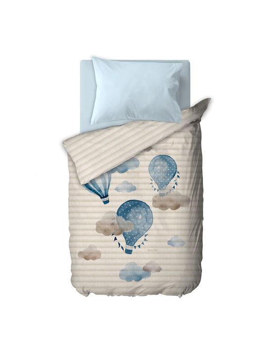 Saint Clair Kids Quilt Single Air Balloon Beige 160x220cm