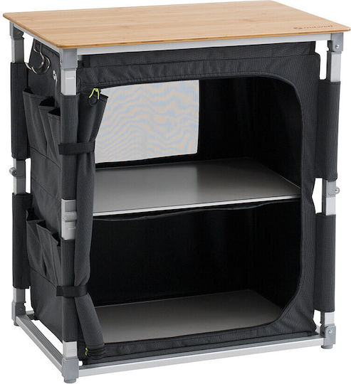Outwell Padres Metallic Camping Table Foldable 75x49x82cm Gray