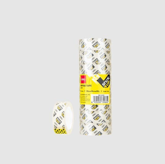 Deli Self-Adhesive Tape Set 8 Pieces 8mm x 27.4m