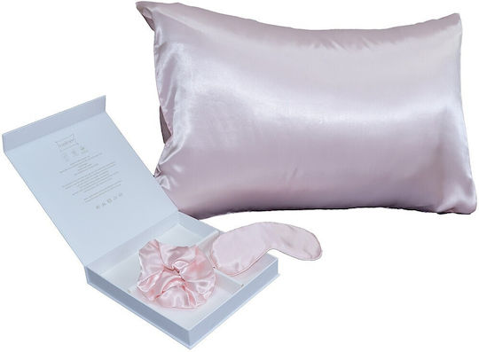 Melinen Pure Kissenbezug-Set mit Umschlagumschlag Rose 50x70cm.