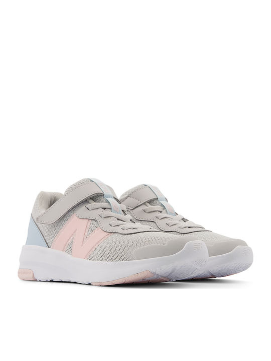 New Balance Παιδικά Sneakers με Σκρατς Γκρι