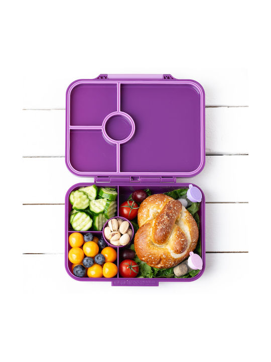 Lekkabox Plastic Lunch Box Lilac