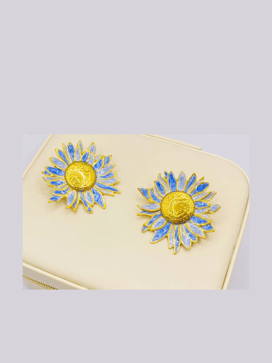 Iris Jewerly Ohrringe aus Stahl Vergoldet