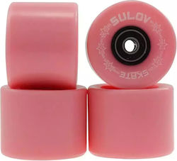 Set 4 Sulov Skateboard Räder Pastell Pink