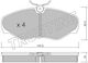 Brake Pads Front Nissan Primastar Opel Vivaro Renault Trafic 3472-199
