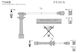 Set Spark Plugs For Kia Sephia Shuma 1.5 16v T508b-356