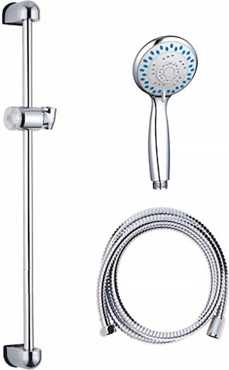 Συρόμενο Στήριγμα Ντους Σετ 56cm Χρωμέ Eco Interflex 057097