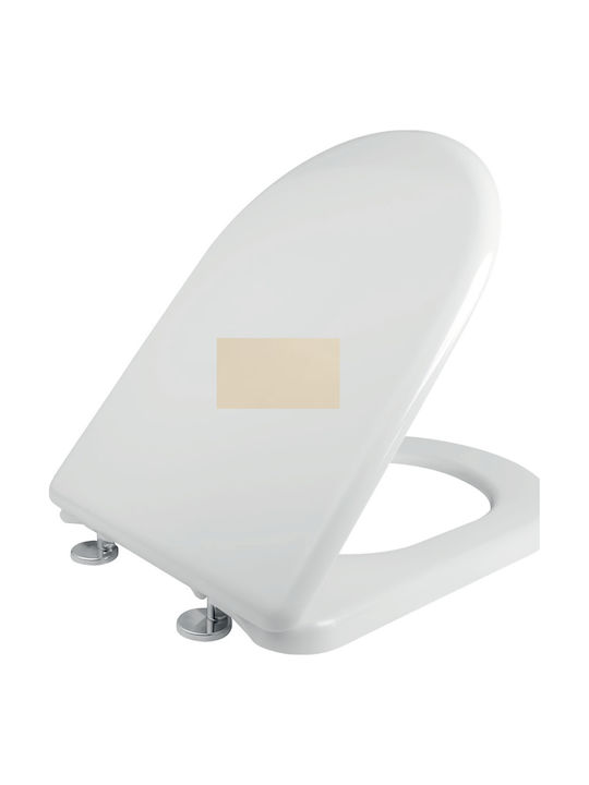 Elvit Capac WC din plastic 35.3x35.5cm Bej