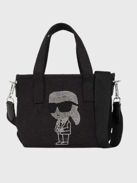 Ikon Fabric Women's Shopper Bag Black