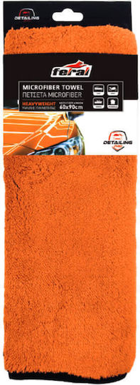 Microfiber Towel Feral Detailing Pro Heavyweight 60x90cm 600gsm Orange 1 Piece Universal Feral