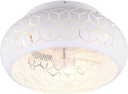 Trio Lighting Bidar Geschlossener Typ Deckenleuchte 50cm mit Leuchte Weiß Trio Lighting Bidar Geschlossener Typ Deckenleuchte 50cm mit Leuchte Weiß