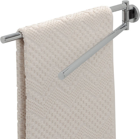 TIGER Double Wall-Mounted Bathroom Rail Silver