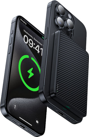 Benks MP15 MagSafe Power Bank 5000mAh cu Port USB-C Negru