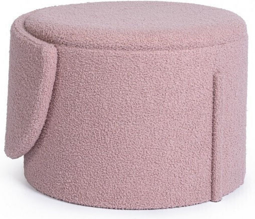 Vielseitiger Sitzsack Pouf Anthea Rosa 58x54x64cm