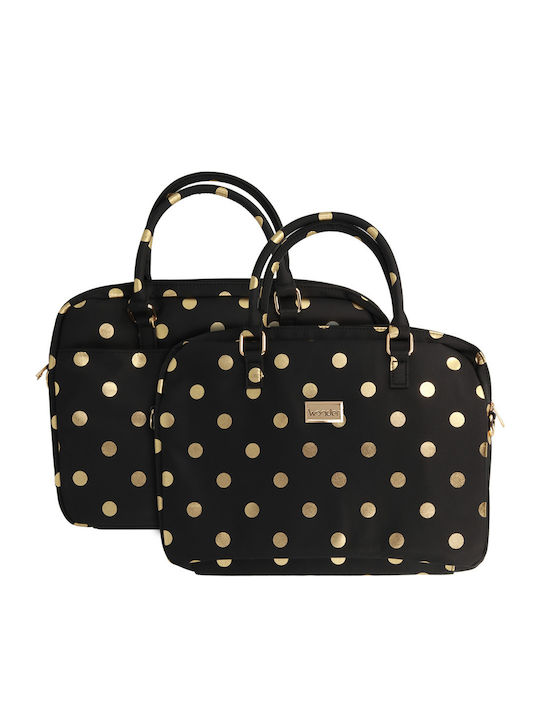 Wonder Tasche 16" Gold Polka-Dot Wonder Tasche 16" Gold Polka-Dot