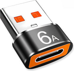 Techsuit USB-A male σε USB-C female