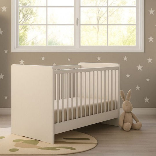 Asterias Bebe Victor Baby Crib White