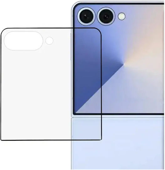 Techsuit 0.33mm Full Glue Full Face Tempered Glass Black (Samsung Galaxy Z Flip7 - Techsuit)