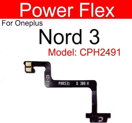 Power Button Flex Oneplus Nord 3 Cph2493