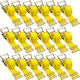 Vevor E-Track Ratchet Straps 18 Pieces 15 Feet Tie-Down Kit for Cargo Van Truck Trailer