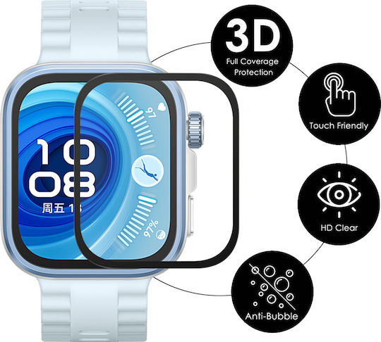 Enkay Full Flexi Glass За Huawei Watch Fit 4 Pro Черен 2 Броя