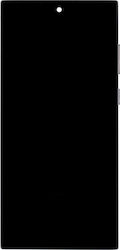 Οθόνη Display + με Πλαίσιο για Samsung S908 Galaxy S22 Ultra (Μαύρο)