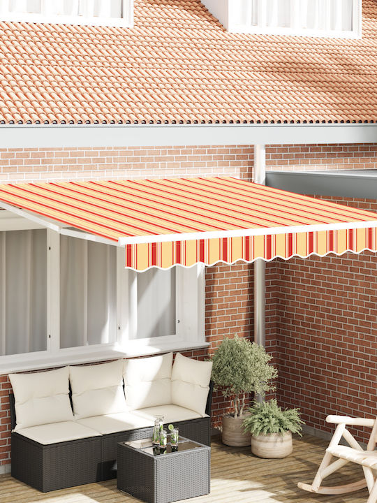 vidaXL Cort Terasă Galben x2.5m