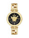 Versace Medusa Дамски Часовник 34мм Кварцов С Златна Метална Верижка