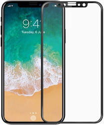 Displayschutzfolie Apple iPhone X Xs Schwarz 5D Schwarzer Rahmen Displayschutzfolie Apple iPhone X Xs Schwarz 5D Schwarzer Rahmen