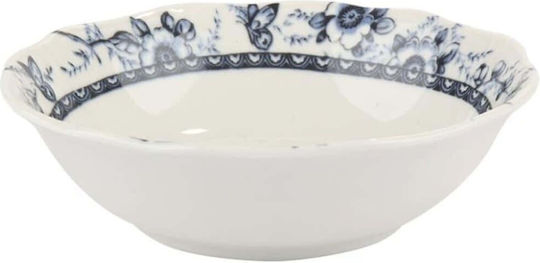 Oriana Ferelli Cereal Serving Bowl Round made of Porcelain Blue with Diameter 16.5cm 4pcs