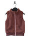 Kinderstrickjacke Fleece Rose