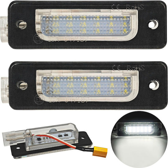 Bmw E32 E34 Licence Plate Lamps Led 2x650lm 2 Pcs