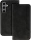 Wonder Back Cover Piele artificială / Silicon Negru (Redmi 9A / 9AT)