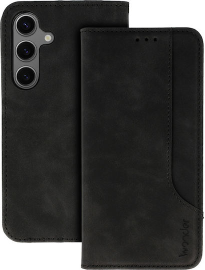 Wonder Back Cover Piele artificială / Silicon Negru (Redmi 9A / 9AT)