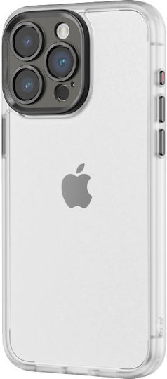 Rock Umschlag Rückseite Silikon Weiß (iPhone 15 Plus / 16 Plus)