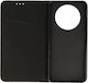 Smart Book Leather / Silicone Black (Realme 12x)