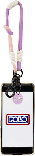 Polo Mobile Phone Strap Keychain Lilac 927003-4500