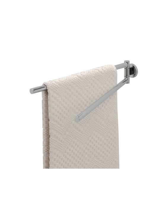 TIGER Ράγα Μπάνιου Διπλή Επιτοίχια με Βίδες ​4.9x45.3cm Ασημί
