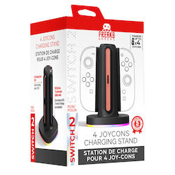 Freaks and Geeks Controller-Ladestation 4 Controller Switch 2 Schwarz