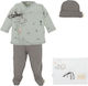 Bimbidreams Baby Clothes Gift Set Jurasic for Boy for 0-2 Months 4 Pieces