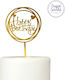 Sugarworld Happy Birthday Round Cake Decoration