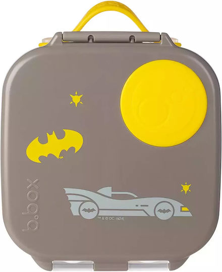 B.Box Lunchbox Mini Πλαστικό Παιδικό Δοχείο Φαγητού Batman Πολύχρωμο