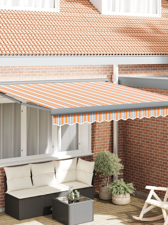 vidaXL Cort Terasă Multicolor x2.5m