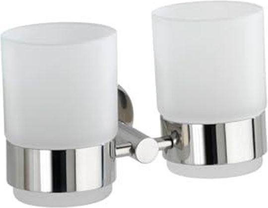Wenko Wall-mounted Cup Holder Metallic Silver