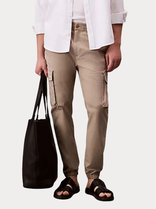 Calvin Klein Παντελόνι Cargo Ελαστικό σε Skinny...