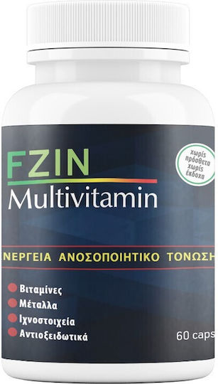 Fzin Multivitamin Мултивитамин за Енергия & Нервната система 34иу 120мг 60 капси