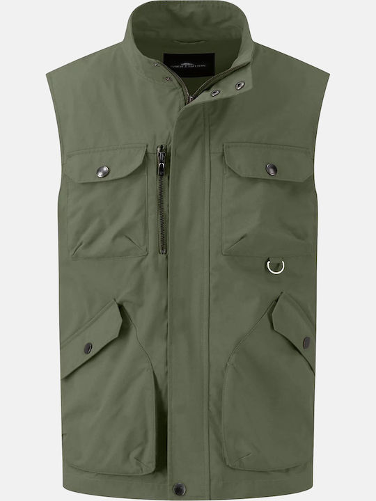 Fynch Hatton Αμάνικο Μπουφάν Dusty Olive